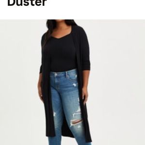 Torrid Black Super Soft Duster